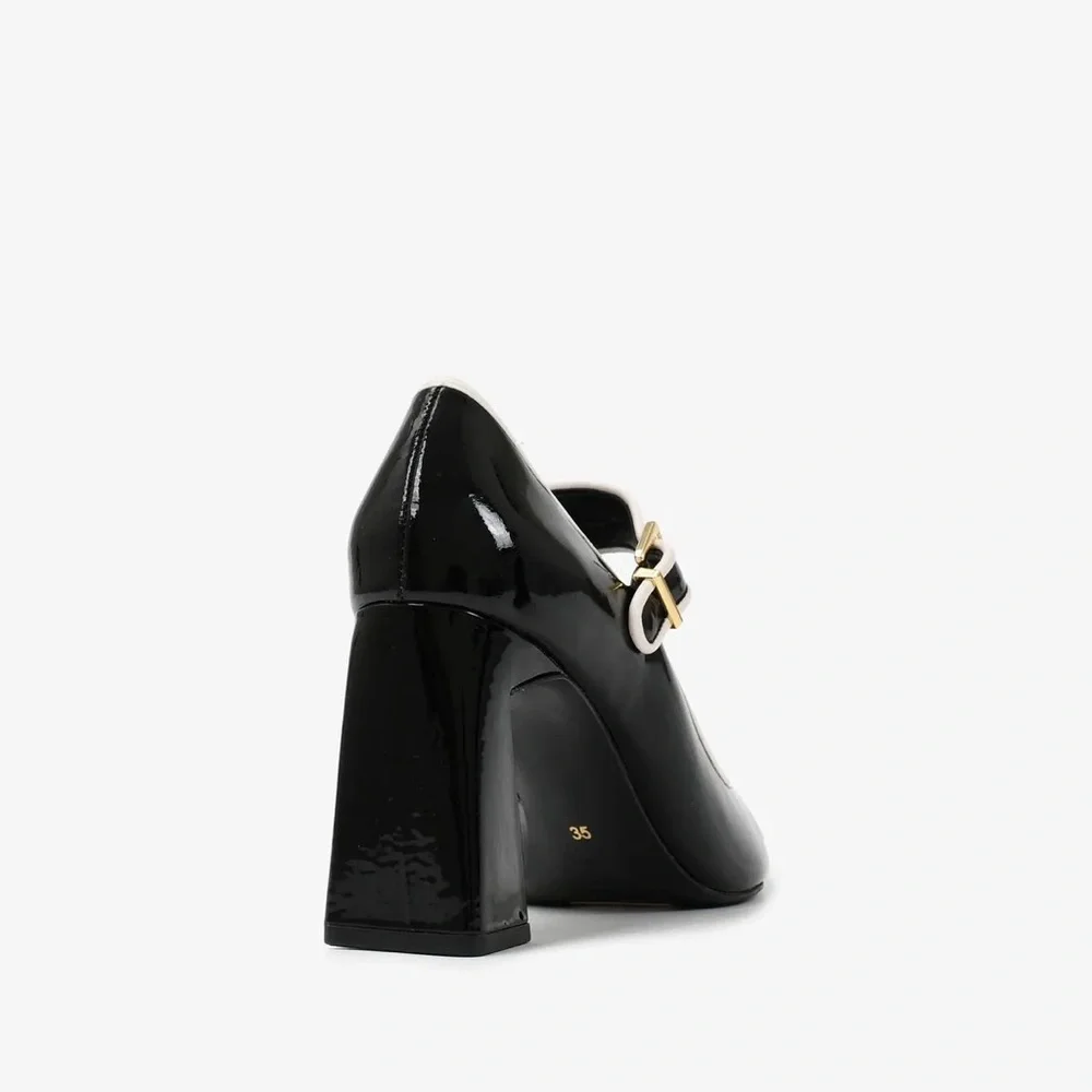 NWT Jorge Bischoff Black Patent Leather Mary Jane Pumps | BR Designer 🇧🇷 - Picture 9 of 9